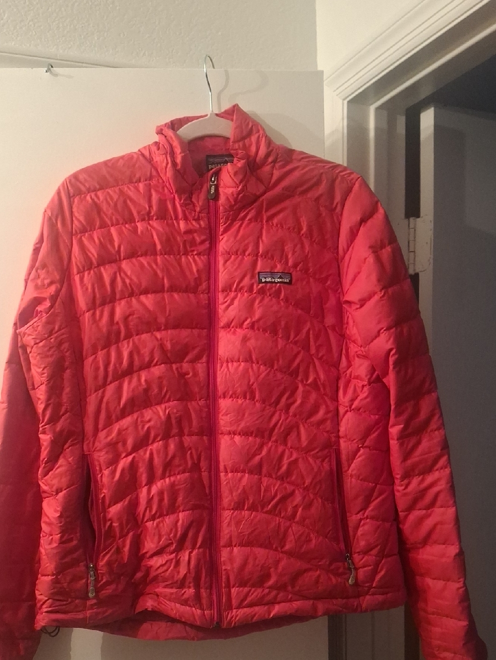 Patagonia Women's Red Quilted Lightweight Puffer Jacket